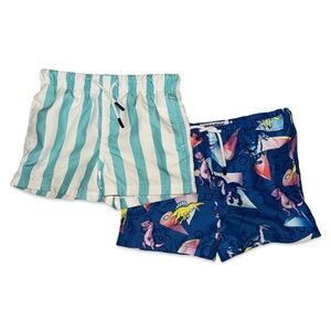 Maamgic bathing suits swim trunks 4T lot of two